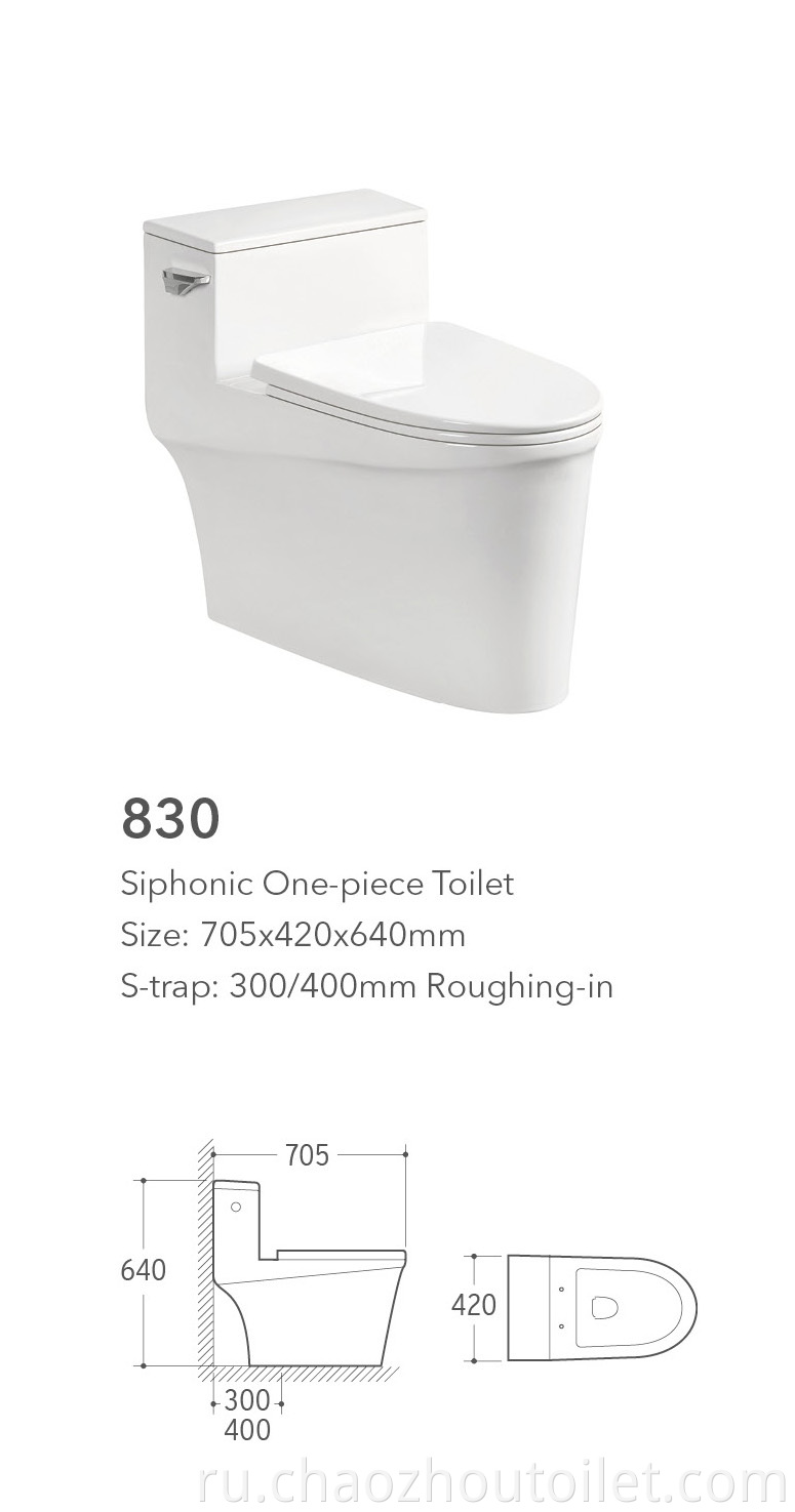 830 One Piece Toilet